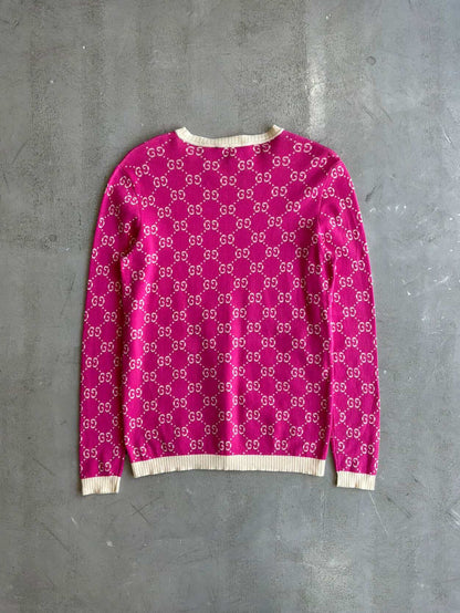Gucci Monogram Pink Crewneck