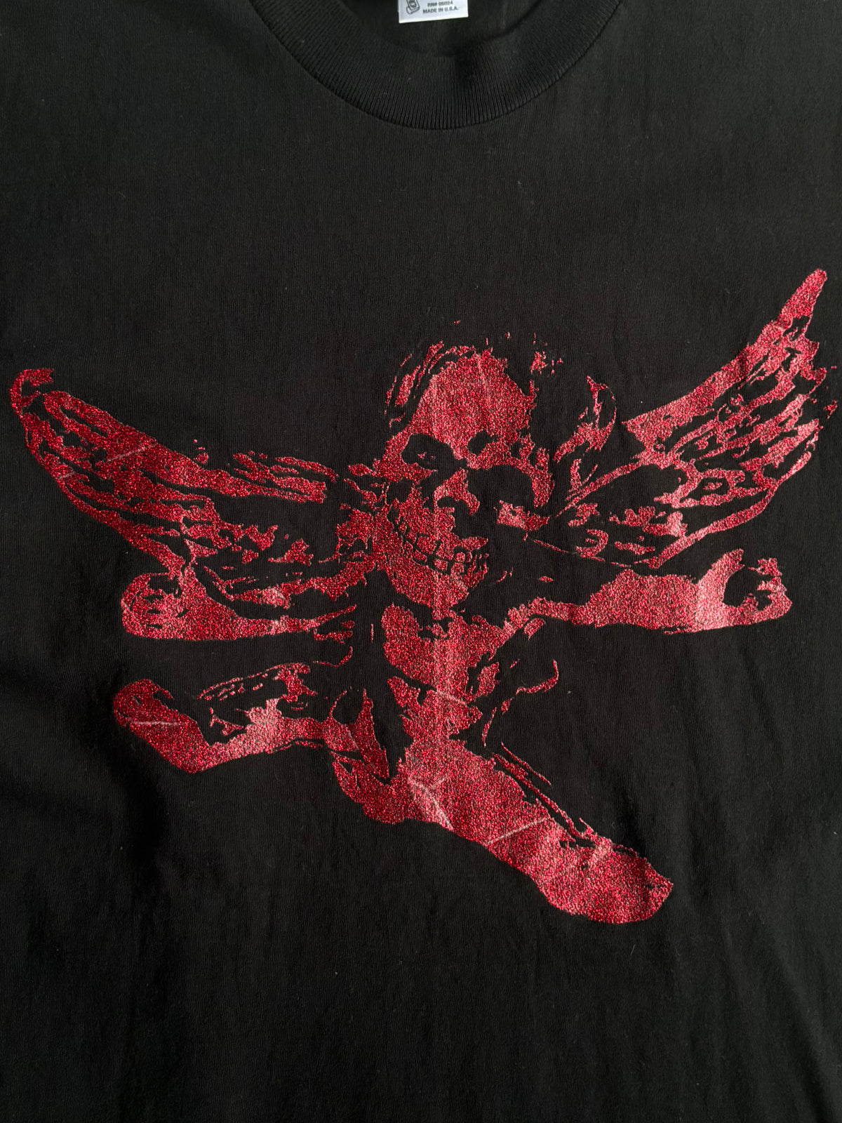 Chrome Hearts Vintage Red Foti Angel Tee