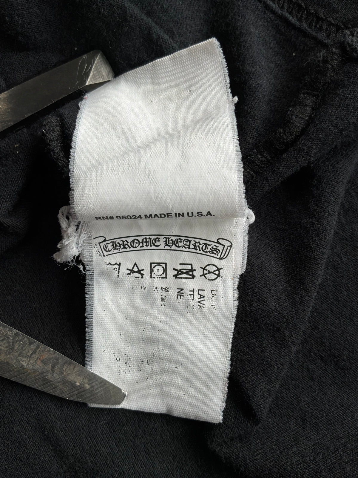 Chrome Hearts Red Horseshoe Cemetery Tee