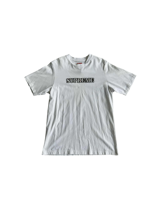 Supreme Floral Logo Script Tee