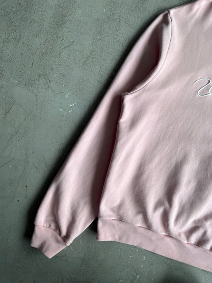 Louis Vuitton Embroidered Cursive Print Crewneck