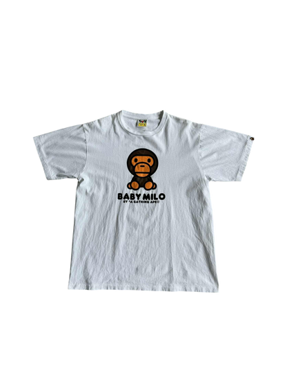 Bape Baby Milo White Shirt