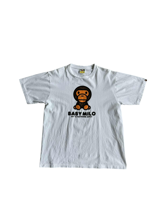 Bape Baby Milo White Shirt