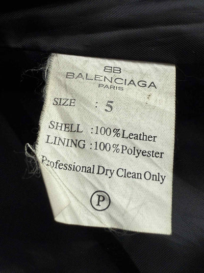 Vintage Balenciaga Motorcycle Zip Jacket