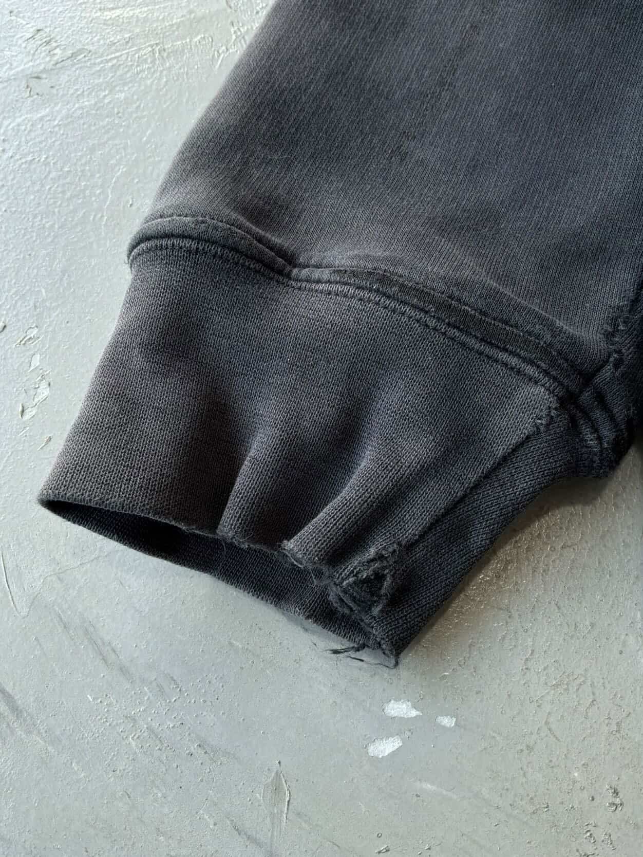 Vintage Chrome Hearts Tonal Cross Thermal Zip Hoodie