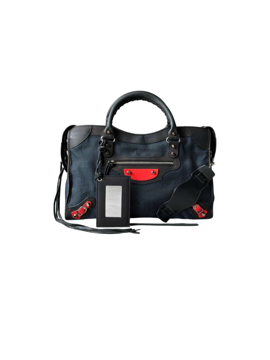 Balenciaga Classic City Mesh Arena Bag