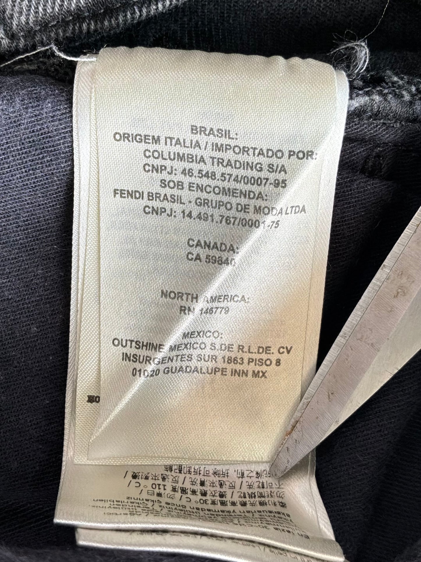 Fendi Karl Lagerfeld Denim Pants
