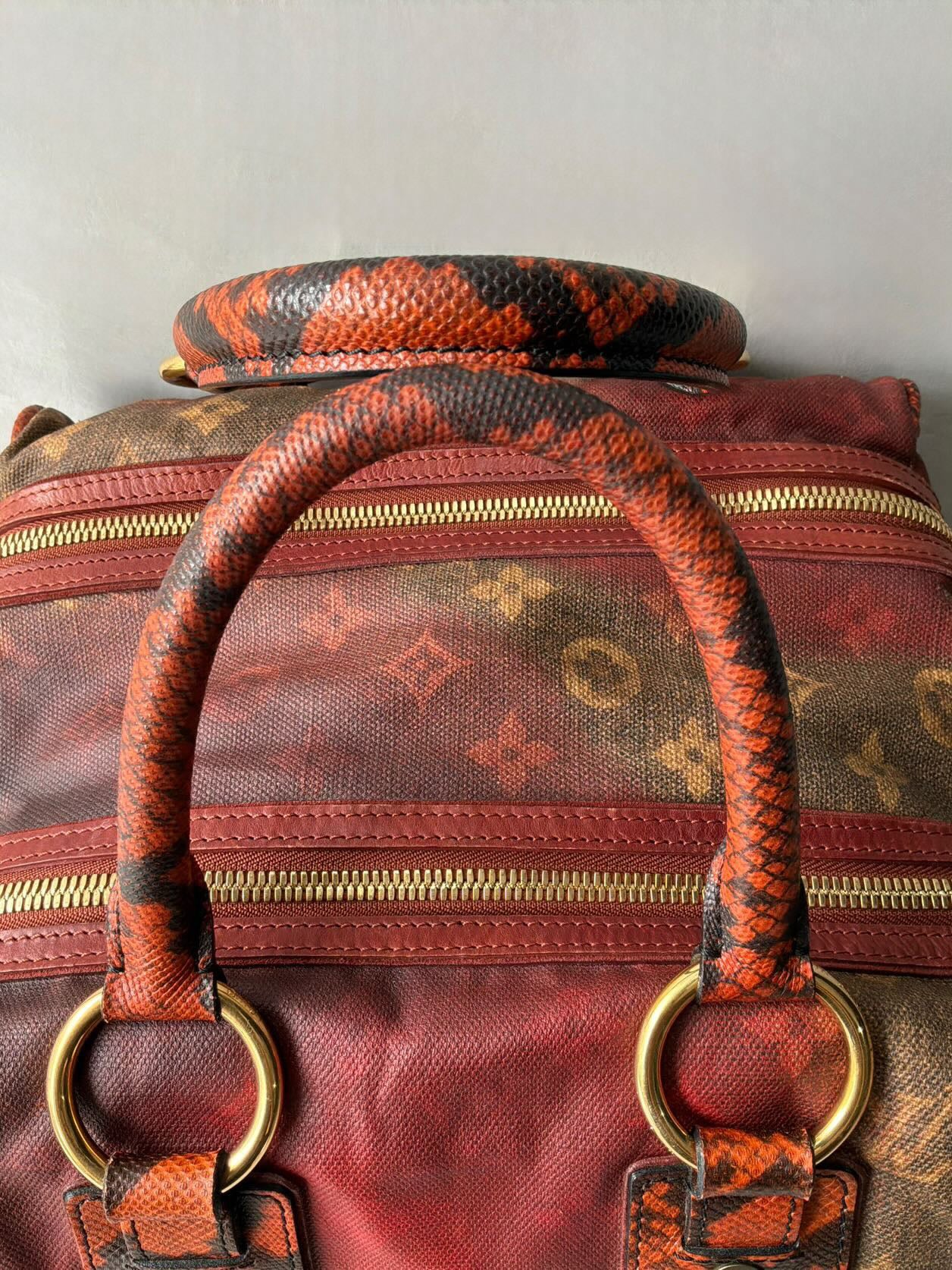 Louis Vuitton X Richard Prince Monogram Snakeskin Bag