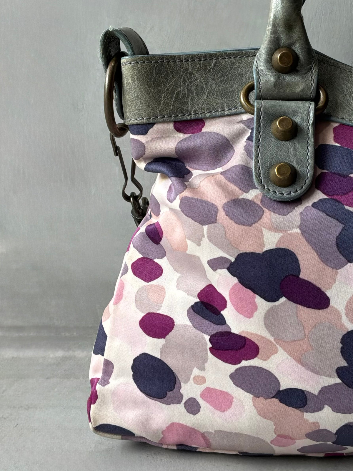 Balenciaga Le First Watercolor Nylon Lambskin Bag