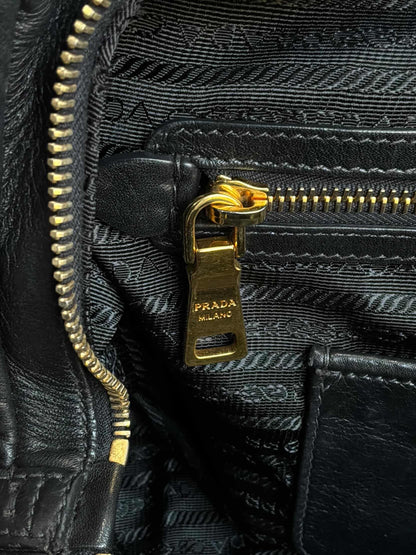 Prada Soft Calfskin Big Chain Shoulder Bag