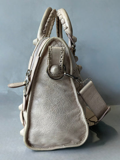 Balenciaga Classic City Light Pink on Brouges Lambskin Bag
