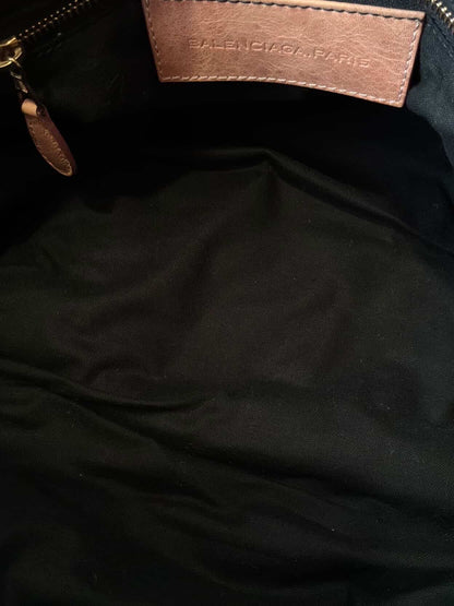 Balenciaga City Classic Giant 21 Salmon Pink Lambskin Bag