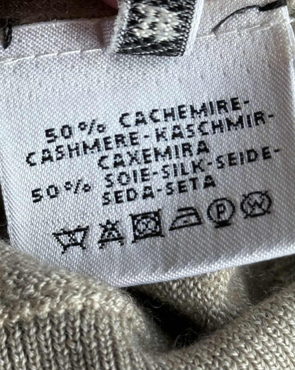 Hermes Cardigan Cashmere Light Beige