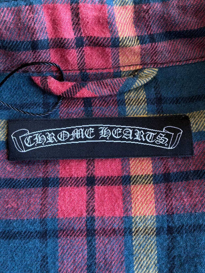 Chrome Hearts Cross Patch Plaid Flannel