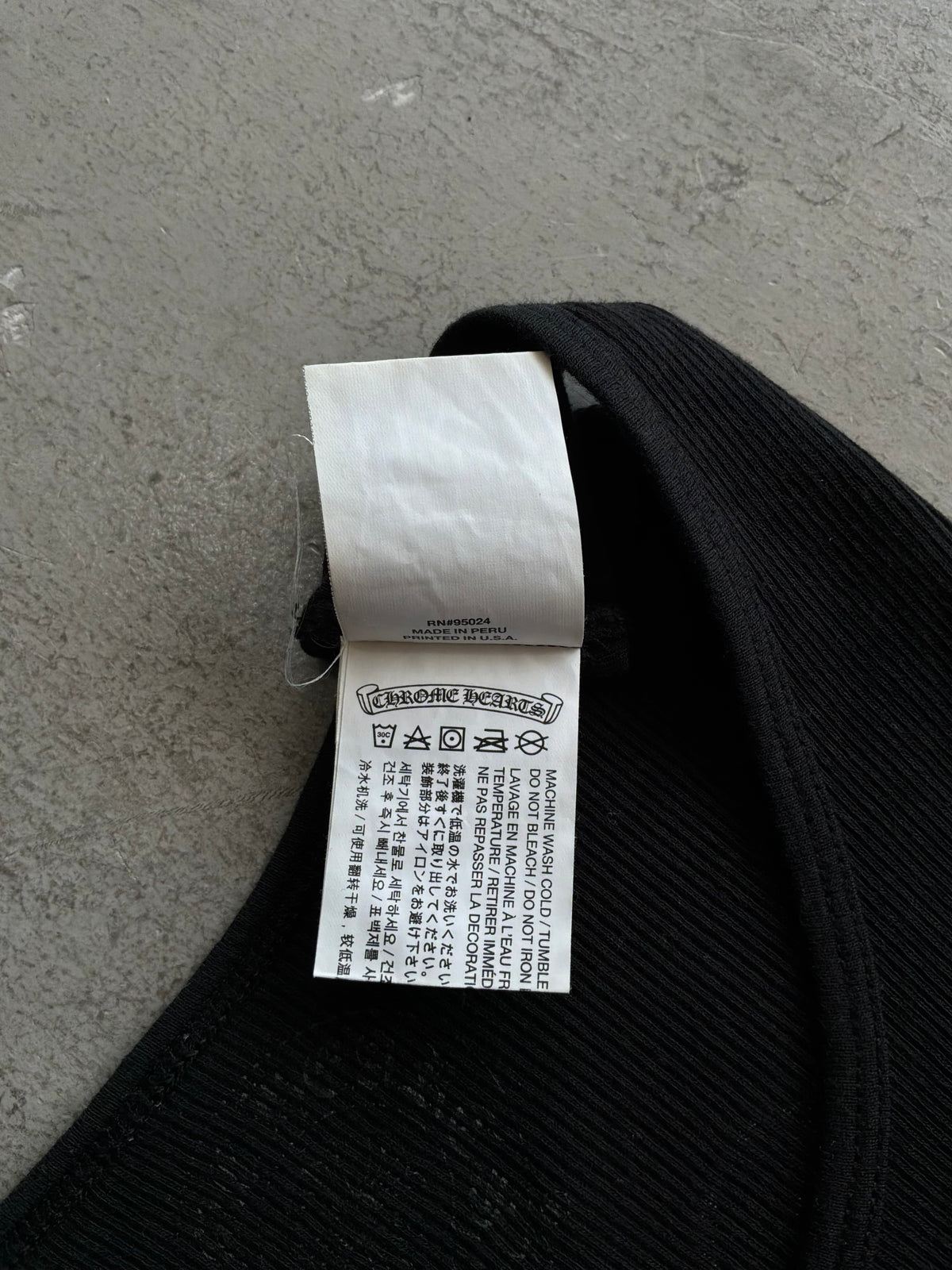 90s Chrome Hearts Hong Kong Exclusive Tanktop