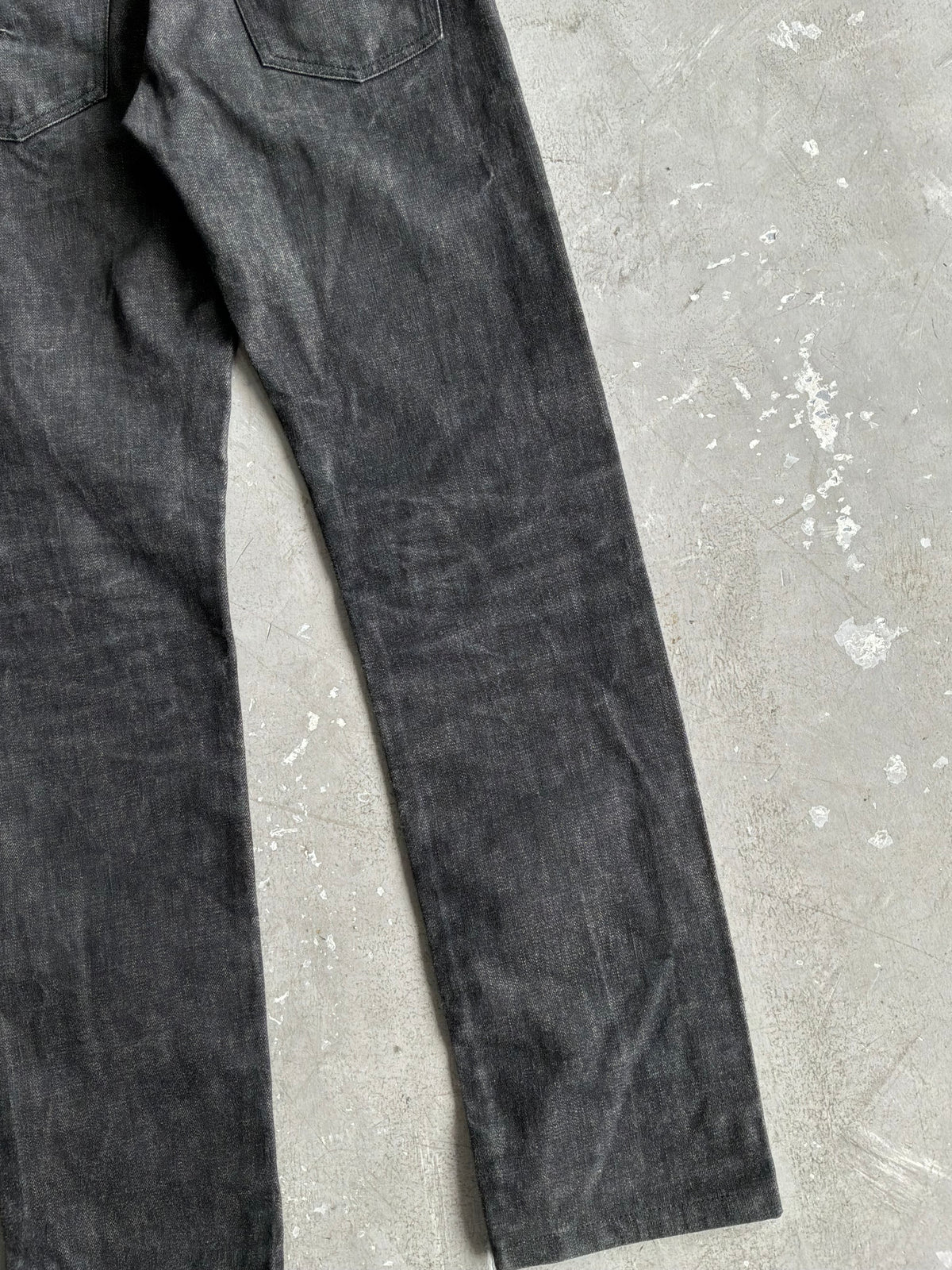 Dior Homme Hedi Slimane  Slim Straight Raw Denim Jeans