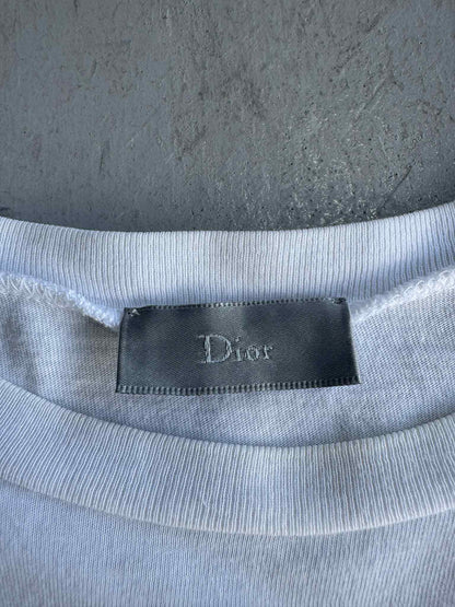 Dior White Flower camou Design tee