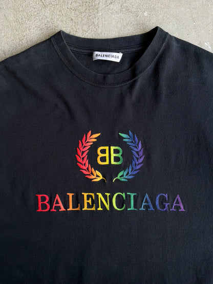 Balenciaga Flower Script Tee
