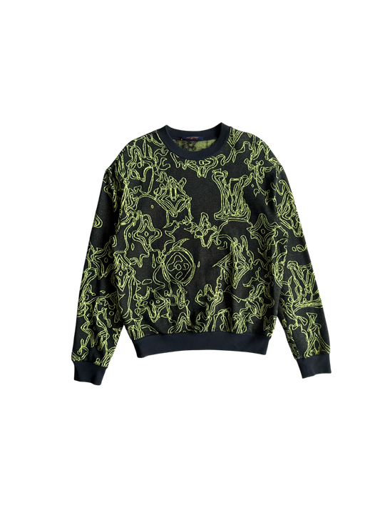Louis Vuitton Monogram Intarsia Knit Crewneck