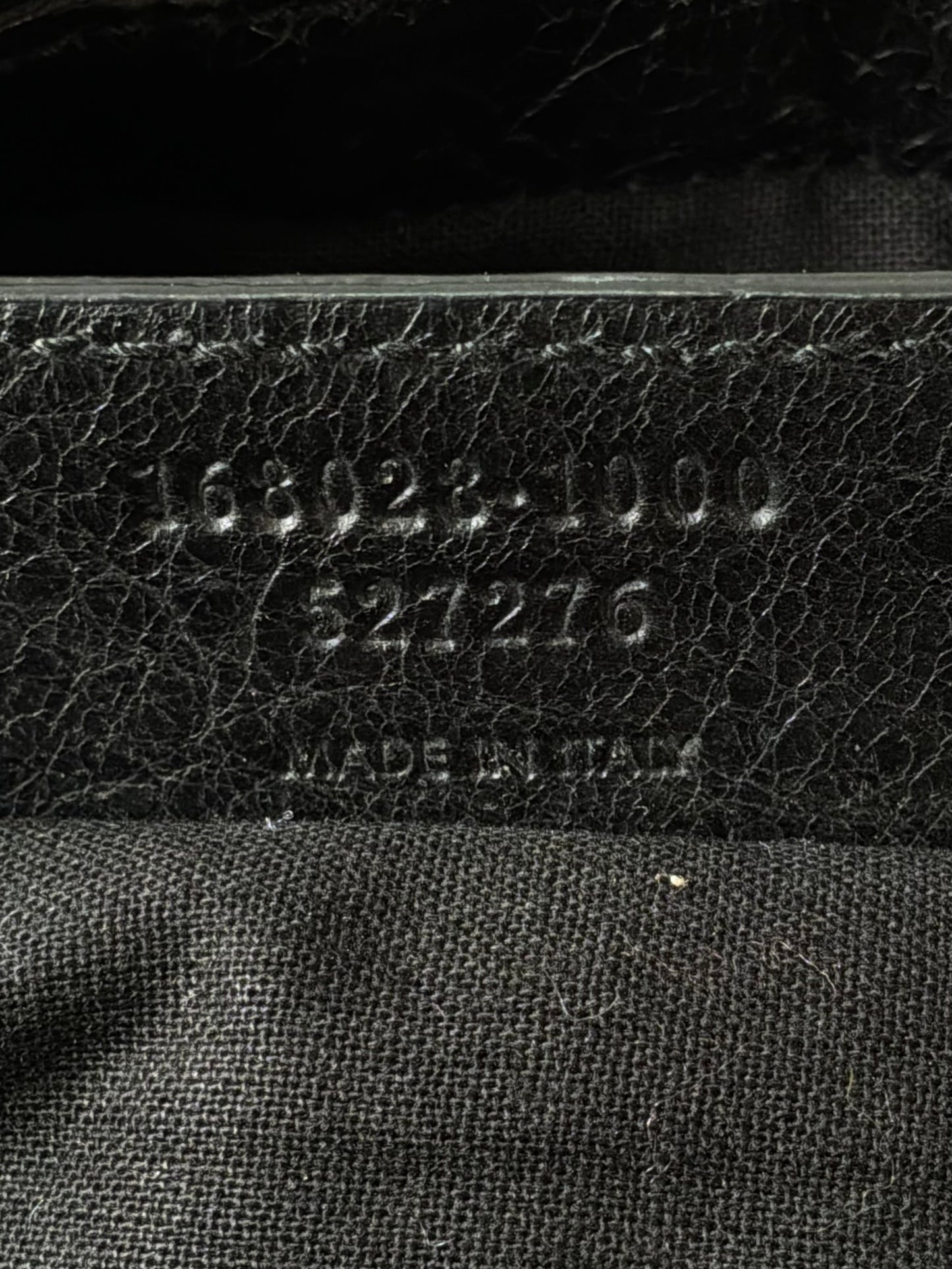 Balenciaga Part Time Black on Brass Lambskin Bag