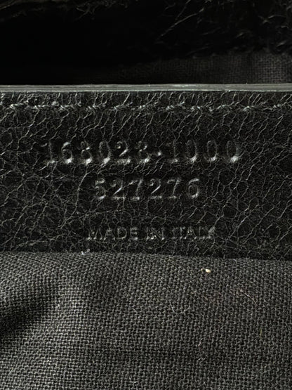 Balenciaga Part Time Black on Brass Lambskin Bag