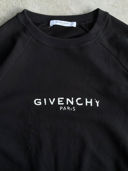 Givenchy Cracked Script Crewneck