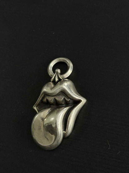 Chrome Hearts x Rolling Stones Lips and Tounge Pendant