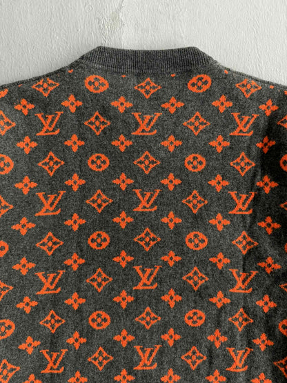 Louis Vuitton Monogram Cashmere Crewneck