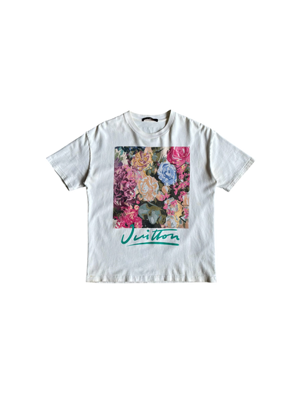 Louis Vuitton Virgil Abloh Graffiti Floral Tee