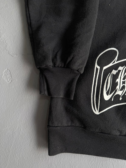 Vintage Chrome Hearts Scroll Logo Hoodie