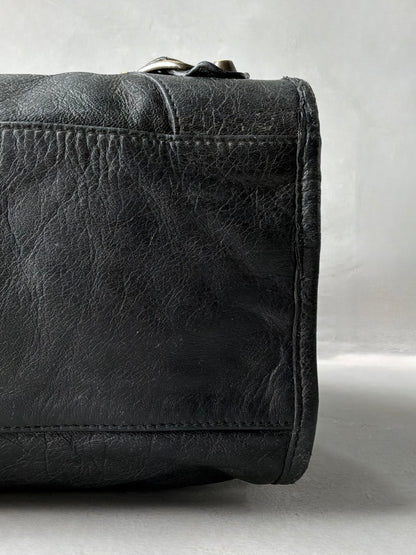 Balenciaga Classic City Black on Brass Lambskin Bag