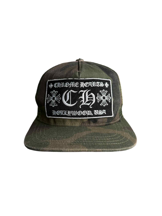 Chrome Hearts Camouflage Trucker Hat