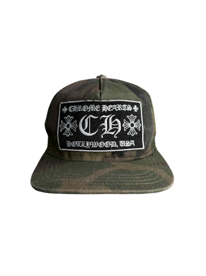 Chrome Hearts Camouflage Trucker Hat