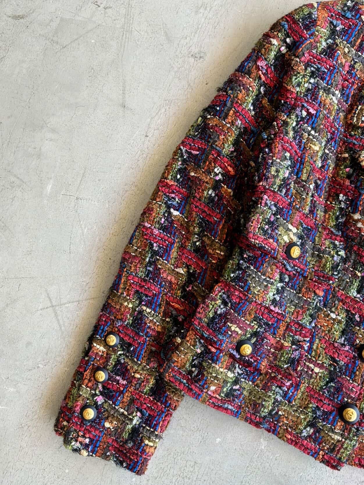 1993 Chanel Multicolor Tweed Blazer