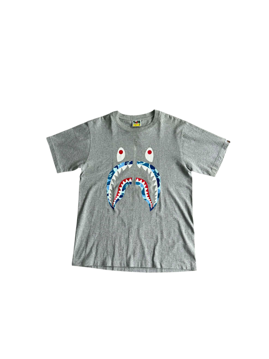 Bape Shark Camou gray tee