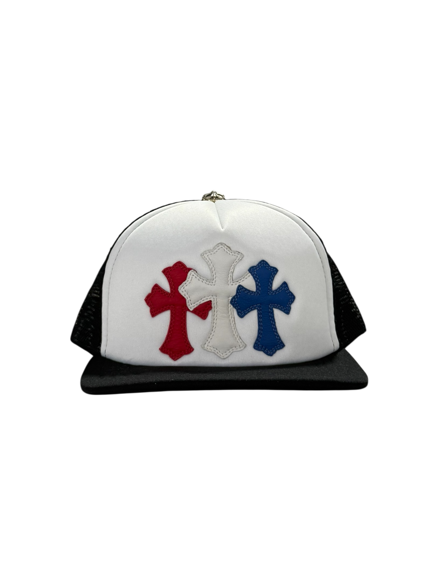 Chrome Hearts Triple Cross Patch Trucker Hat