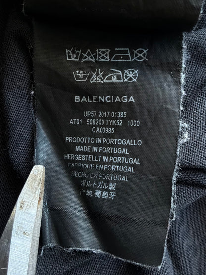 Balenciaga Mode Script Black Tee