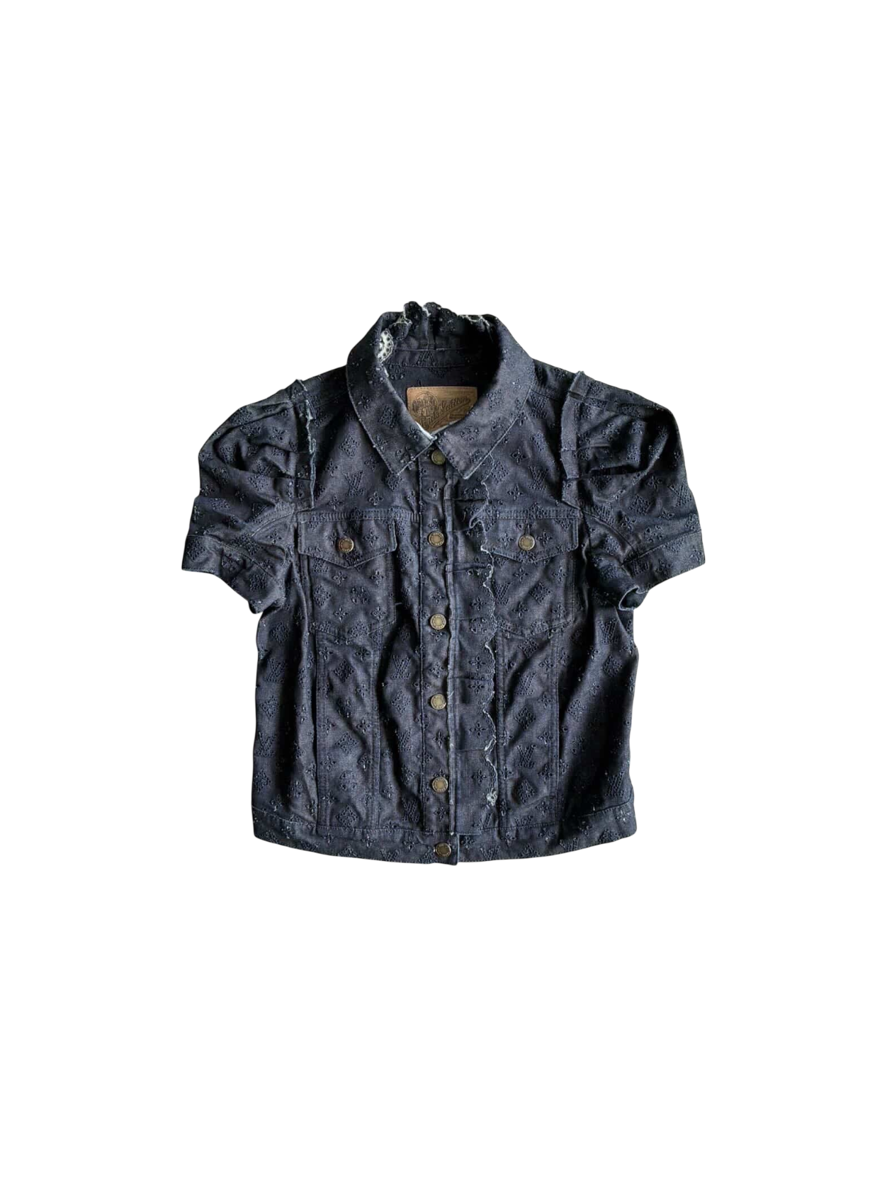 2010 Louis Vuitton Womens Denim Monogram Tops