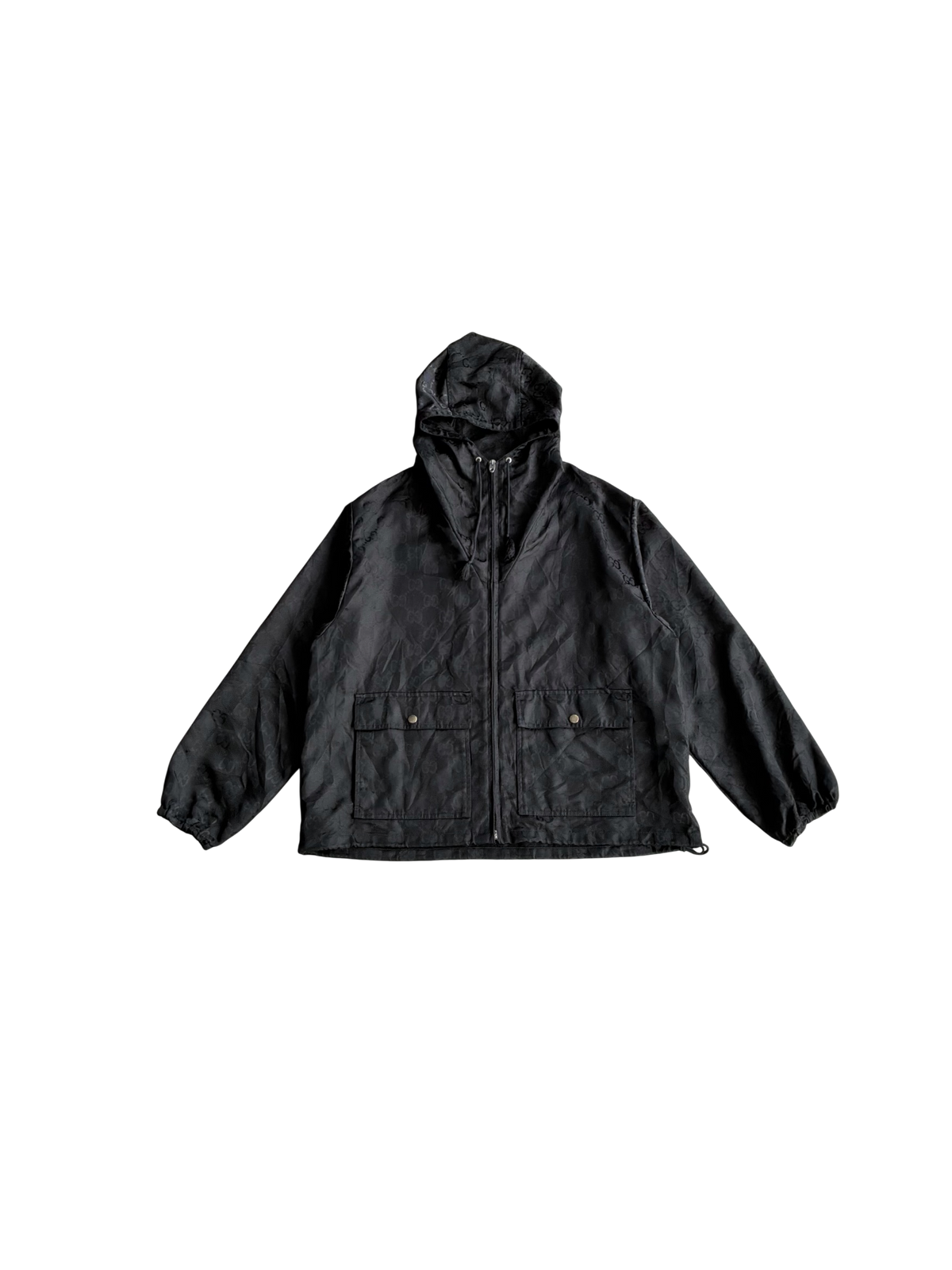 Gucci GG Black Monogram Windbreaker