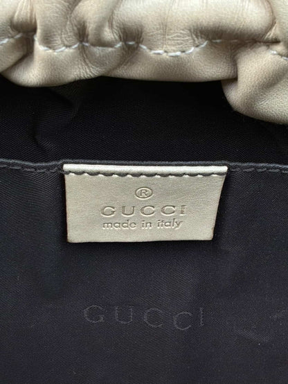 Gucci Tom Ford Era Leather Tattoo Floral Bamboo Handbag