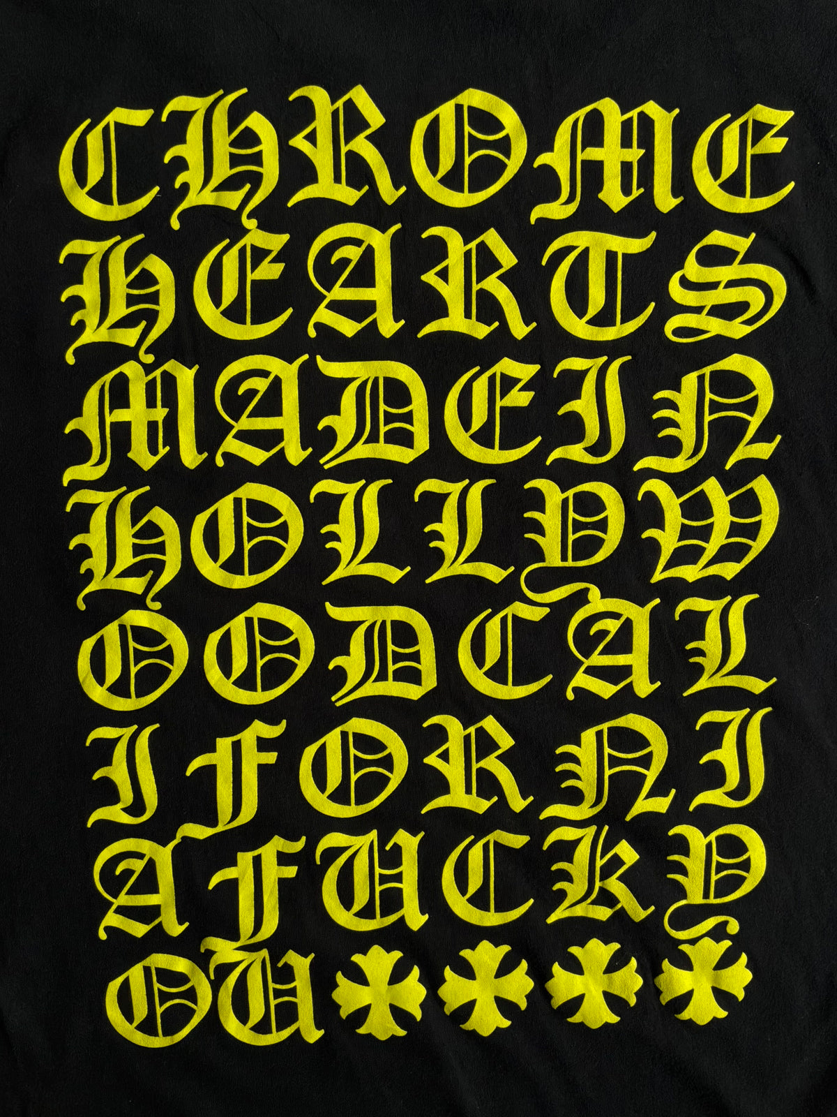 Chrome Hearts Eyechart Floral Longsleeves