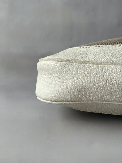 Gucci Canvas Leather Jackie Bag