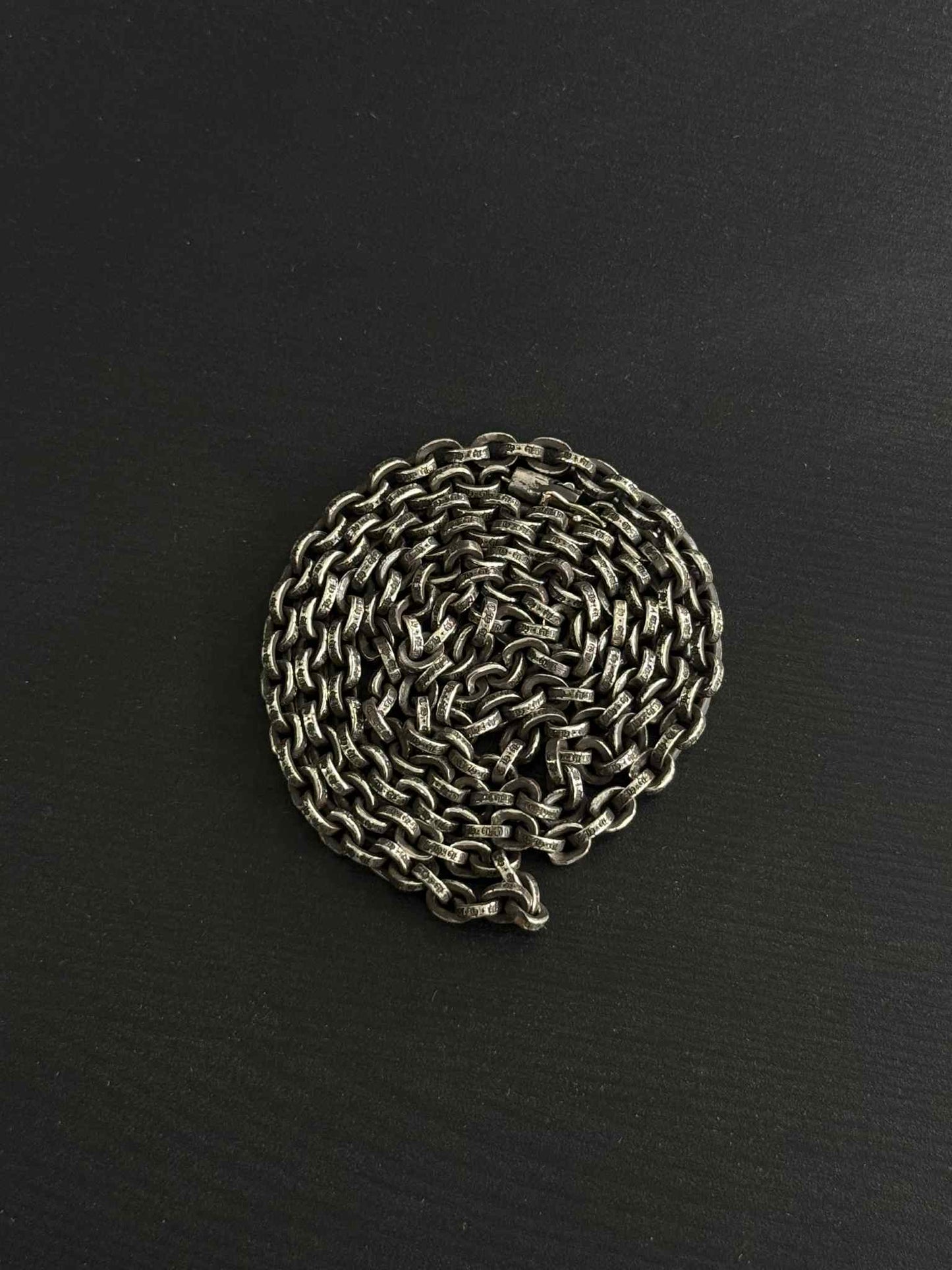 Chrome Hearts 30” Paper Chain Necklace