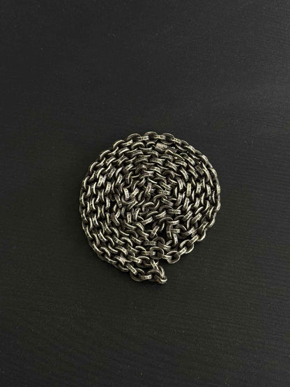 Chrome Hearts 30” Paper Chain Necklace