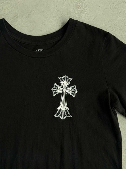 90’s Womens Chrome Hearts Double Cross Tee