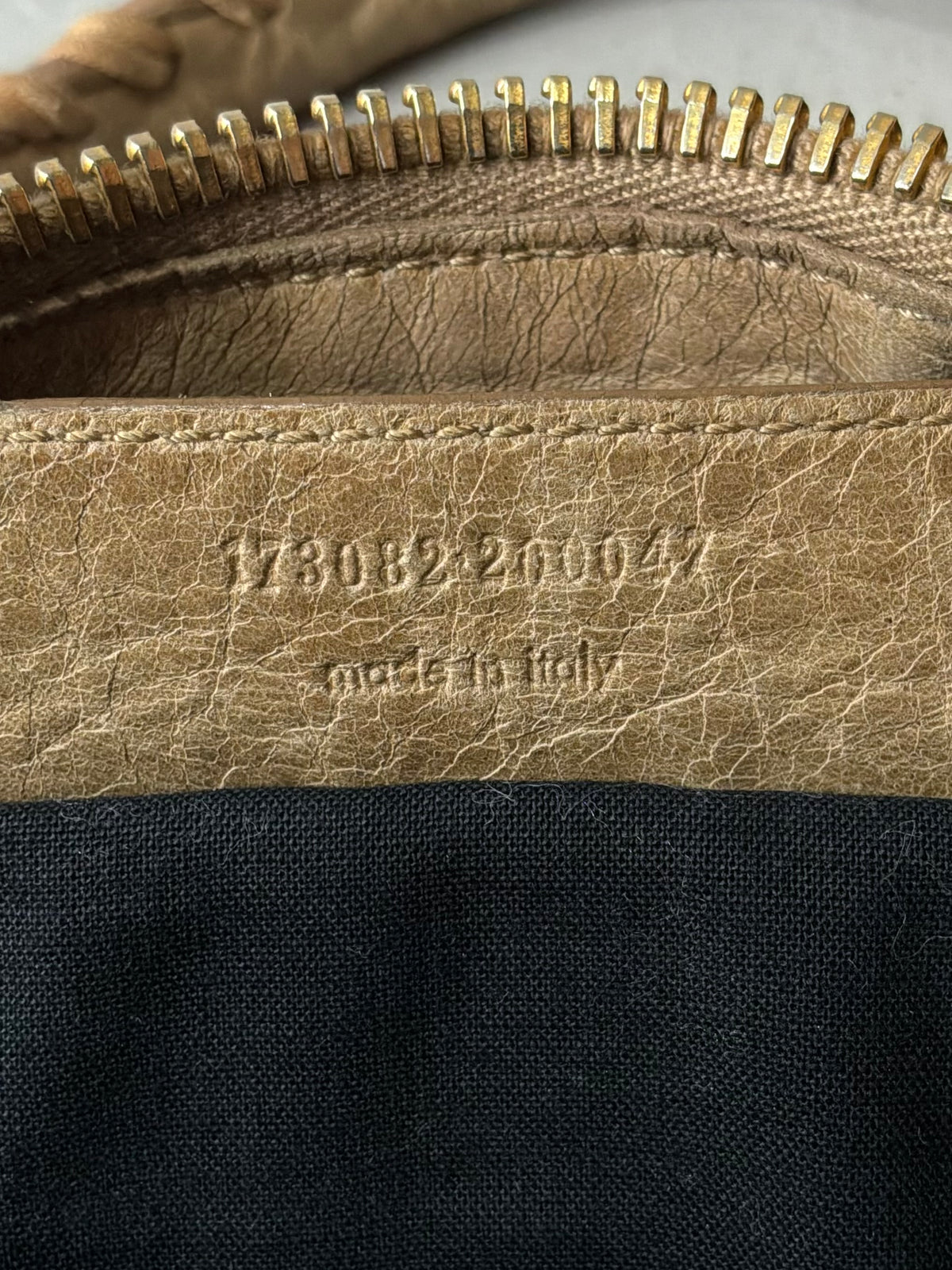 Balenciaga Part Time Old Chevre Beige Giant 21 Lambskin Bag