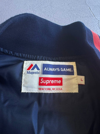 Supreme x Majestic Varsity Jacket