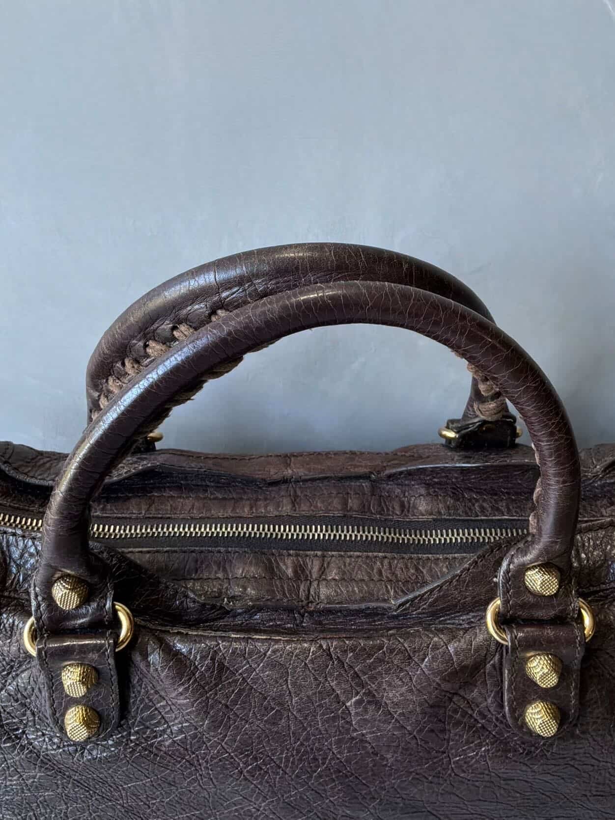 Balenciaga Classic City Giant 12 Choco Brown Lambskin Bag