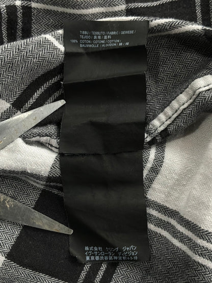 Saint Laurent Paris Checkered Flannel