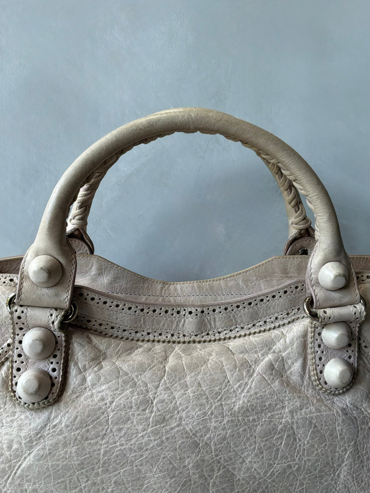 Balenciaga Classic City Light Pink on Brouges Lambskin Bag
